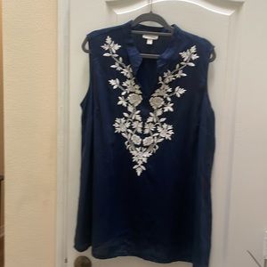 Charter Club linen blouse.